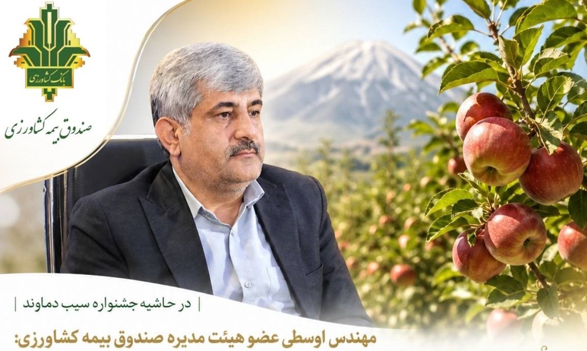جشنواره سیب دماوند میزبان مسئولان صندوق بیمه کشاورزی بود ضریب نفوذ بیمه در باغات سیب دماوند ۱۹ درصد است